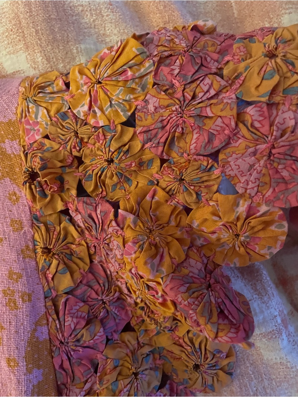 THML Pink Floral Top size M - Picture 4 of 5
